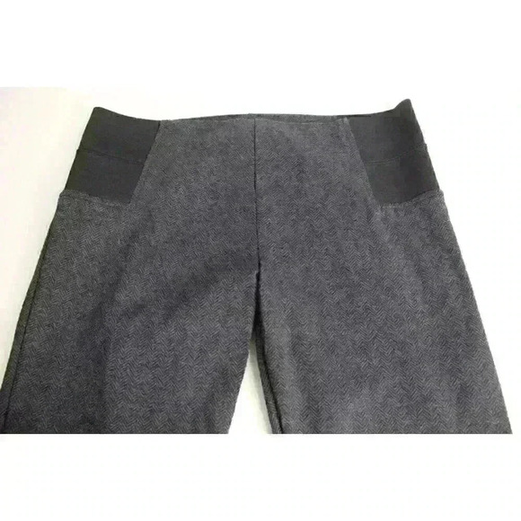 Kut from the Kloth Joan Skinny Pull On Herringbone Comfort Waist Dress Slacks L - Picture 6 of 14